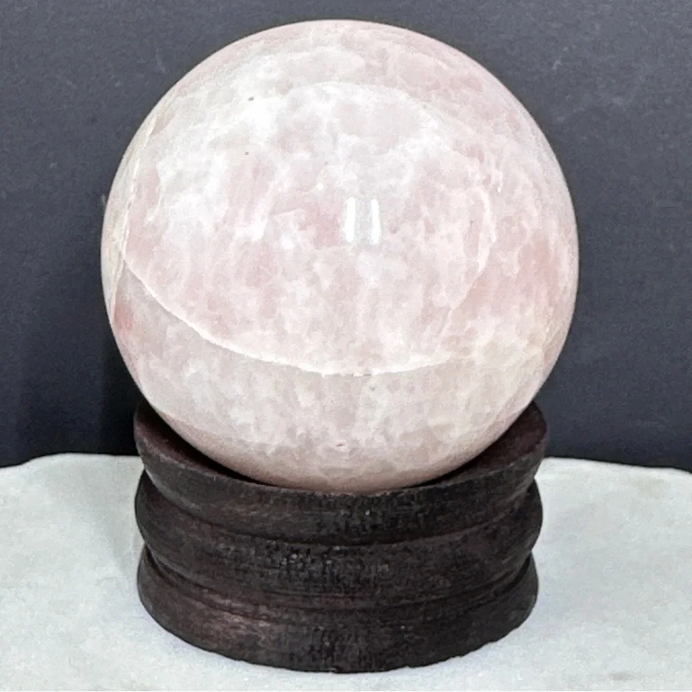 Genuine 1222.00 Cts Rose Quartz Healing Ball: 53 mm SPHERE stone rock